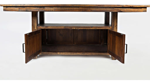 Jofran Cannon Valley Convertible High/Low Table with Storage Base in Medium Cool TonesBKT - Furniture World SW (WA)