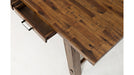 Jofran Cannon Valley Trestle Dining Table in Medium Cool Tones - Furniture World SW (WA)