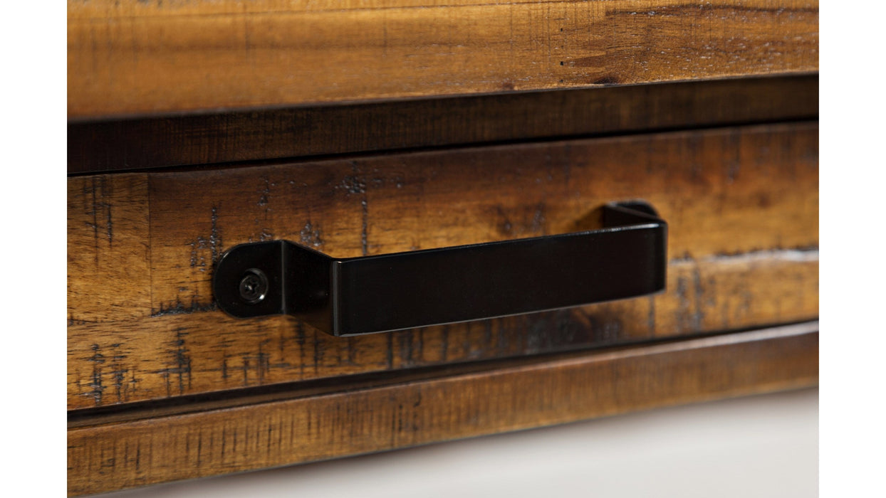 Jofran Cannon Valley Trestle Dining Table in Medium Cool Tones - Furniture World SW (WA)