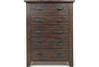 Jofran Jackson Lodge 5 Drawer Chest in Distressed image