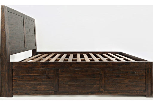 Jofran Jackson Lodge Queen Panel Storage Bed in Distressed - Furniture World SW (WA)