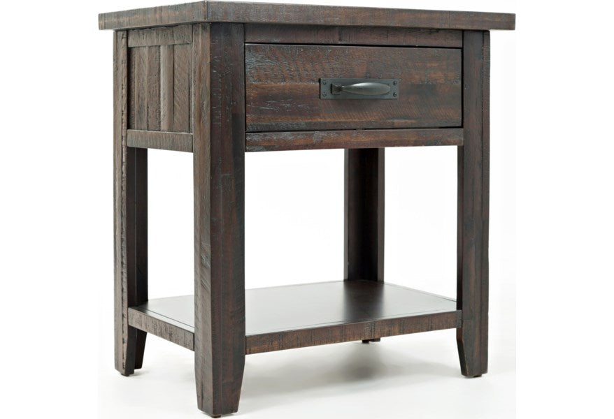 Jofran Jackson Lodge Studio Nightstand in Distressed - Furniture World SW (WA)