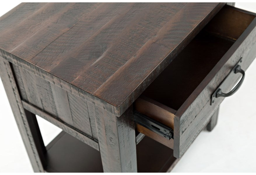 Jofran Jackson Lodge Studio Nightstand in Distressed - Furniture World SW (WA)