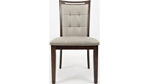 Jofran Manchester Upholstered Dining Chair in Merlot (Set of 2) - Furniture World SW (WA)