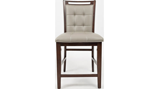 Jofran Manchester Upholstered Counter Stool in Merlot (Set of 2) - Furniture World SW (WA)