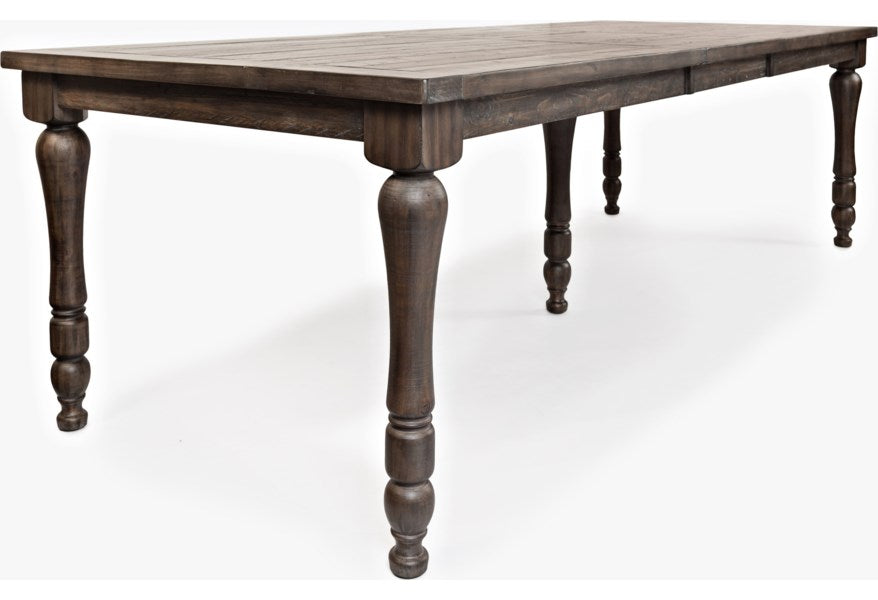 Jofran Madison County Rectangle Extension Dining Table in Barnwood - Furniture World SW (WA)