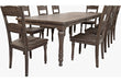 Jofran Madison County Rectangle Extension Dining Table in Barnwood - Furniture World SW (WA)