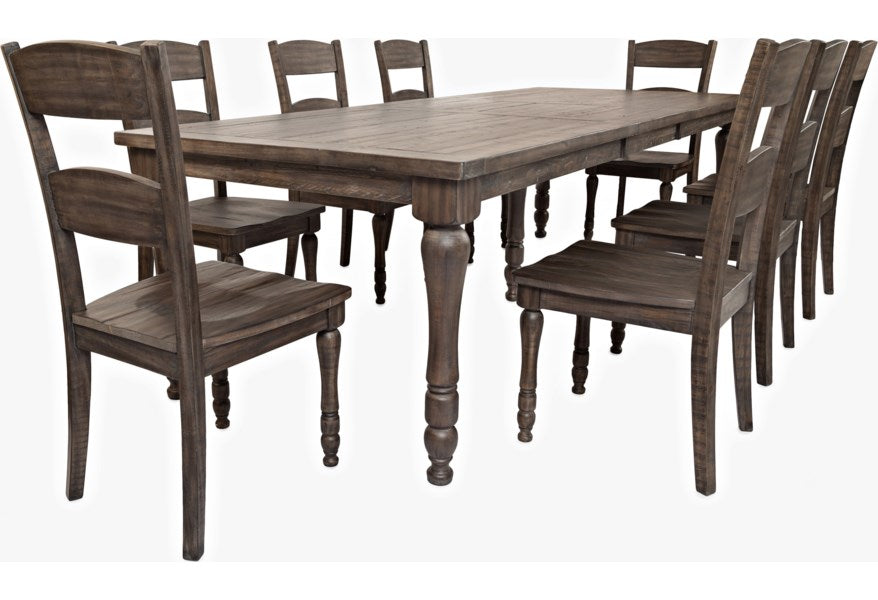 Jofran Madison County Rectangle Extension Dining Table in Barnwood - Furniture World SW (WA)