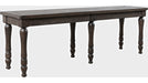 Jofran Madison County Dining Bench in Barnwood - Furniture World SW (WA)