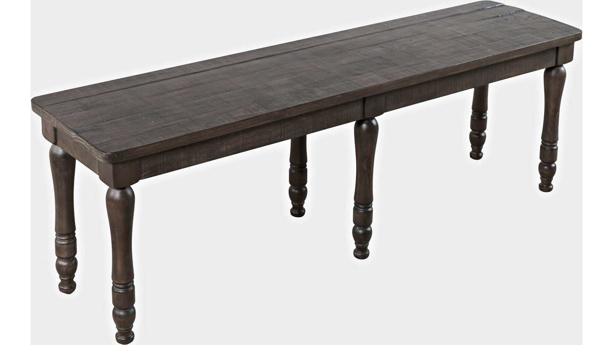 Jofran Madison County Dining Bench in Barnwood - Furniture World SW (WA)