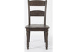 Jofran Madison County Ladderback Dining Chair in Barnwood (Set of 2) - Furniture World SW (WA)