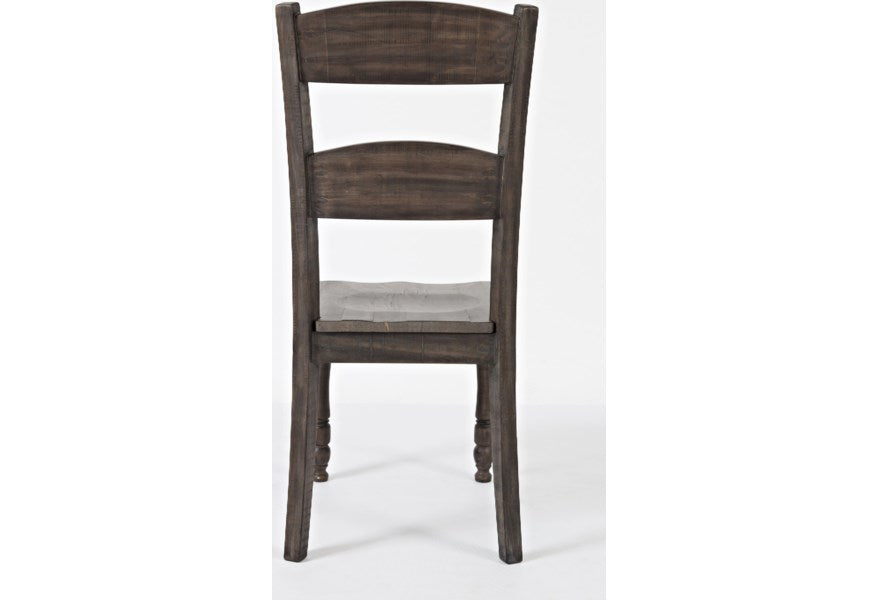 Jofran Madison County Ladderback Dining Chair in Barnwood (Set of 2) - Furniture World SW (WA)