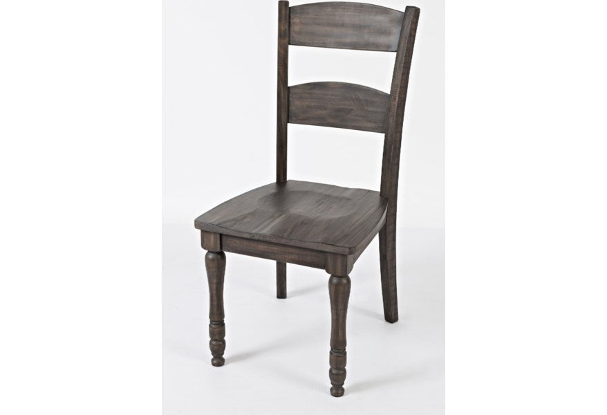 Jofran Madison County Ladderback Dining Chair in Barnwood (Set of 2) - Furniture World SW (WA)