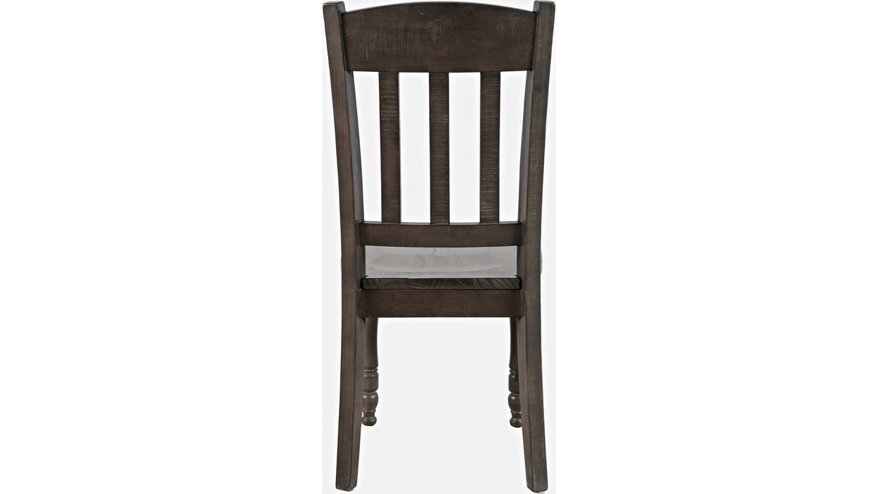 Jofran Madison County Slatback Dining Chair in Barnwood (Set of 2) - Furniture World SW (WA)