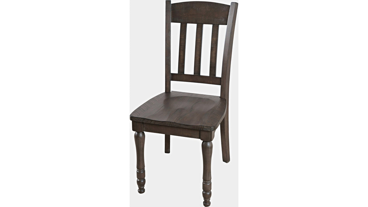 Jofran Madison County Slatback Dining Chair in Barnwood (Set of 2) - Furniture World SW (WA)