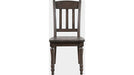 Jofran Madison County Slatback Dining Chair in Barnwood (Set of 2) - Furniture World SW (WA)