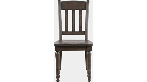 Jofran Madison County Slatback Dining Chair in Barnwood (Set of 2) - Furniture World SW (WA)