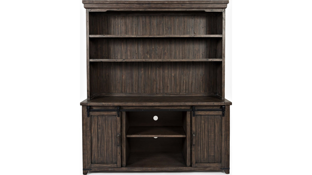 Jofran Madison County Hutch Server in Barnwood - Furniture World SW (WA)