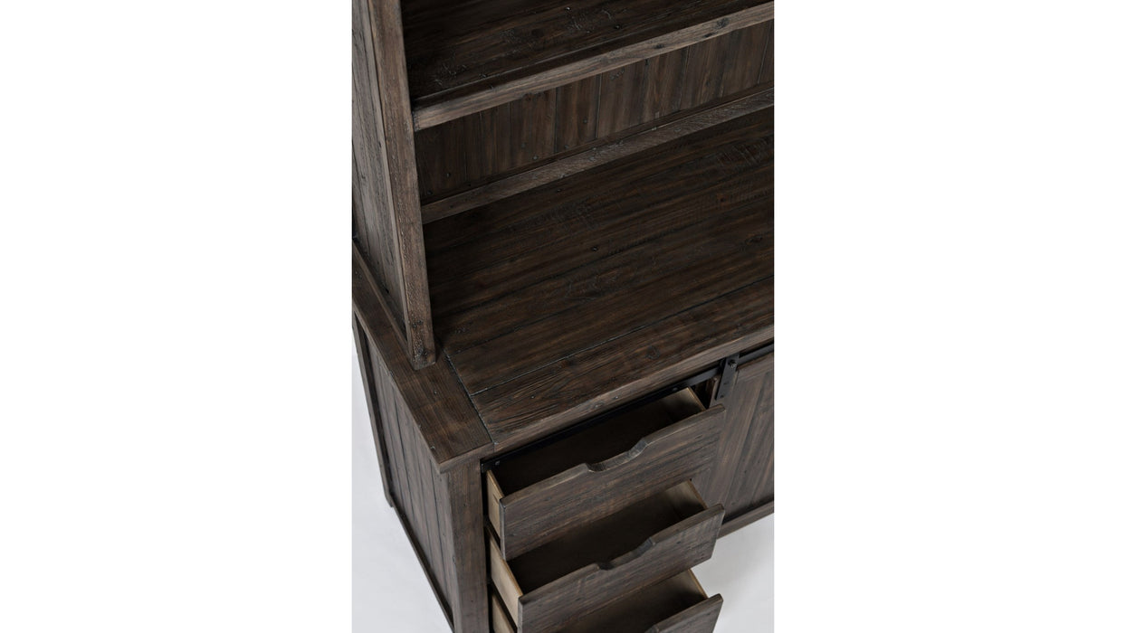 Jofran Madison County Hutch Server in Barnwood - Furniture World SW (WA)