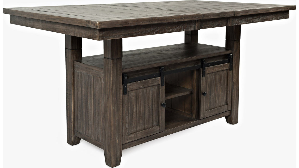 Jofran Madison County High/Low Dining Table in Barnwood - Furniture World SW (WA)