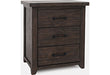 Jofran Madison County Power Nightstand in Barnwood - Furniture World SW (WA)