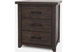 Jofran Madison County Power Nightstand in Barnwood - Furniture World SW (WA)
