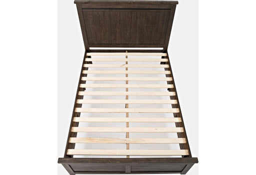 Jofran Madison County Queen Panel Bed in Barnwood - Furniture World SW (WA)