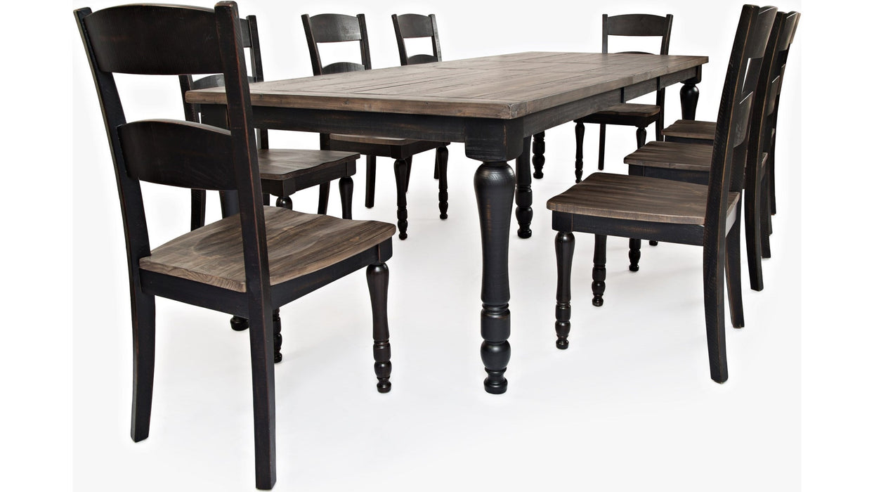 Jofran Madison County Rectangle Extension Dining Table in Vintage Black - Furniture World SW (WA)