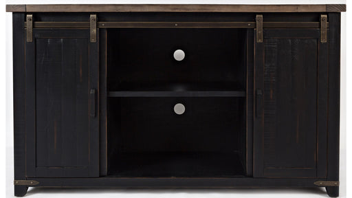 Jofran Madison County 60" Barn Door Server in Vintage Black - Furniture World SW (WA)