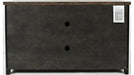 Jofran Madison County 60" Barn Door Server in Vintage Black - Furniture World SW (WA)