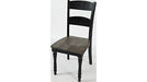 Jofran Madison County Ladderback Dining Chair in Vintage Black (Set of 2) - Furniture World SW (WA)