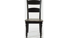 Jofran Madison County Ladderback Dining Chair in Vintage Black (Set of 2) - Furniture World SW (WA)