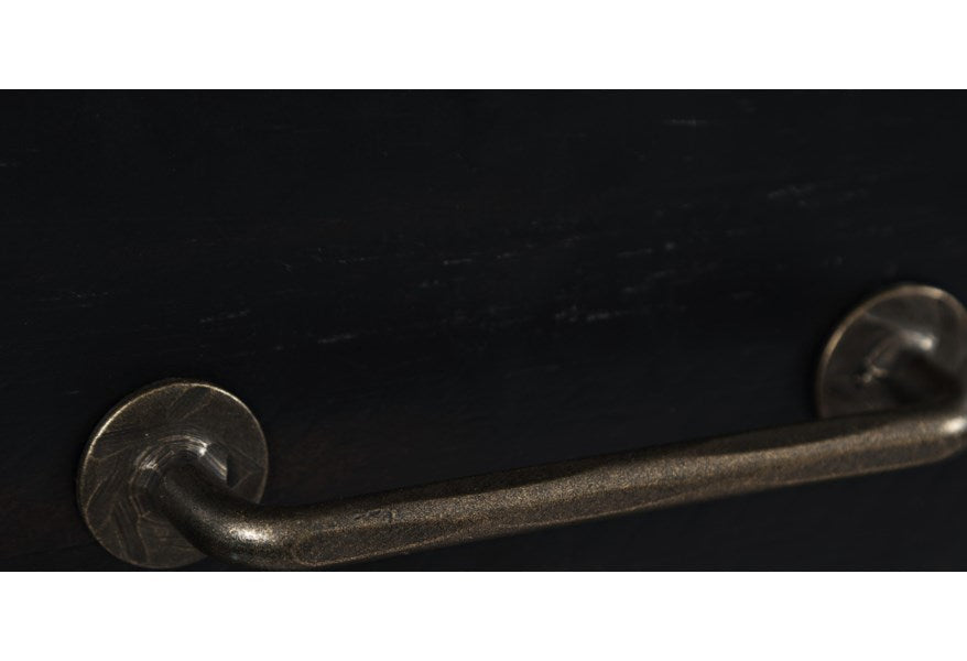 Jofran Madison County Door Dresser in Vintage Black - Furniture World SW (WA)