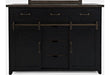 Jofran Madison County Door Dresser in Vintage Black image