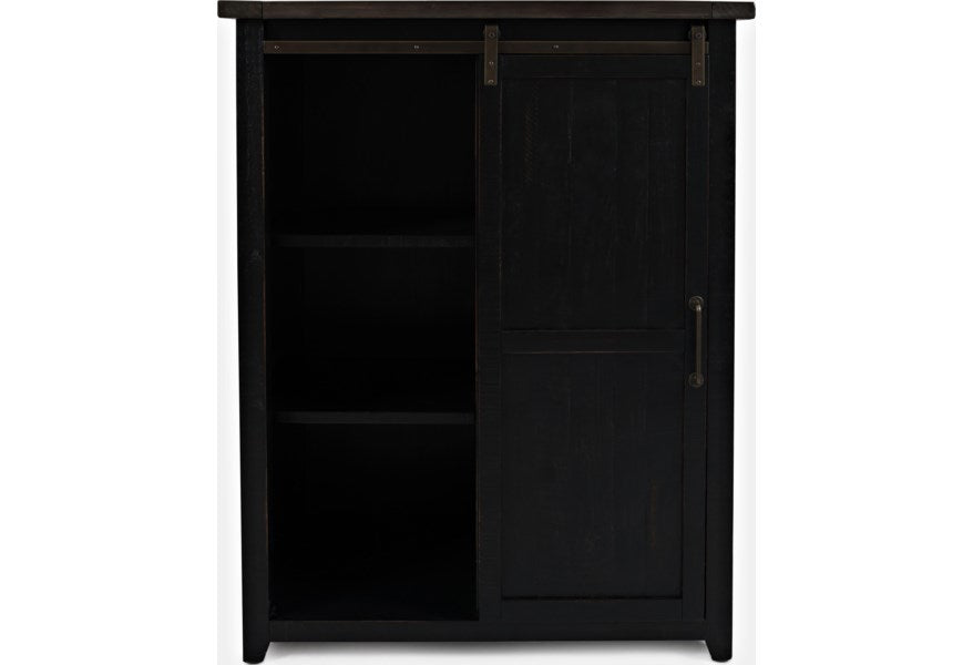 Jofran Madison County Door Chest in Vintage Black - Furniture World SW (WA)