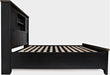 Jofran Madison County Queen Barn Door Bed in Vintage Black - Furniture World SW (WA)