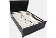 Jofran Madison County Queen Panel Bed in Vintage Black - Furniture World SW (WA)