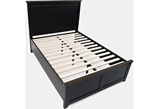 Jofran Madison County Queen Panel Bed in Vintage Black - Furniture World SW (WA)