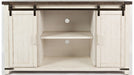 Jofran Madison County 60" Barn Door Server in Vintage White - Furniture World SW (WA)