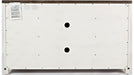 Jofran Madison County 60" Barn Door Server in Vintage White - Furniture World SW (WA)