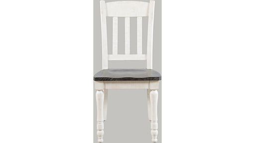 Jofran Madison County Slatback Dining Chair in Vintage White (Set of 2) - Furniture World SW (WA)
