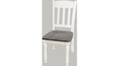 Jofran Madison County Slatback Dining Chair in Vintage White (Set of 2) - Furniture World SW (WA)