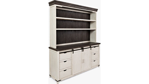 Jofran Madison County Hutch Server in Vintage White - Furniture World SW (WA)