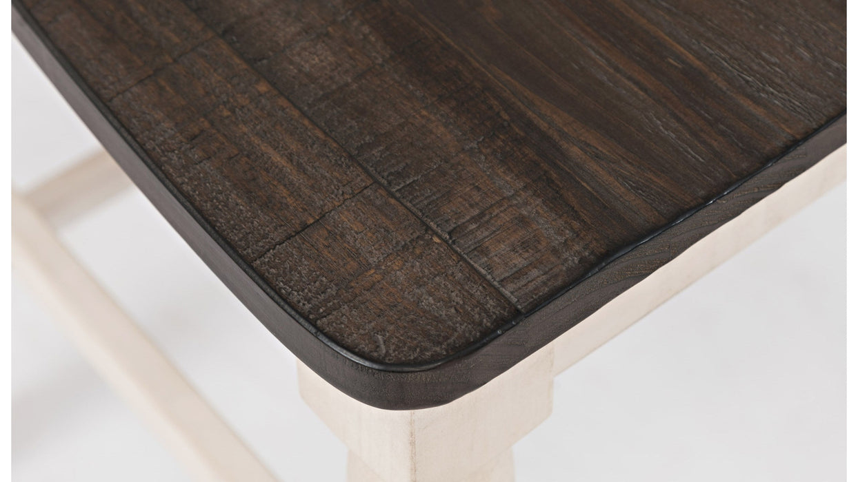 Jofran Madison County Ladderback Counter Stool in Vintage White (Set of 2) - Furniture World SW (WA)