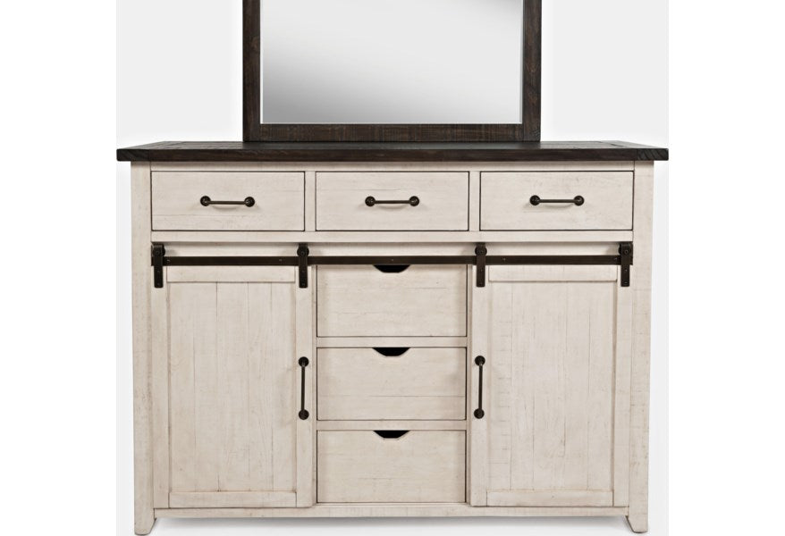 Jofran Madison County Door Dresser in Vintage White image