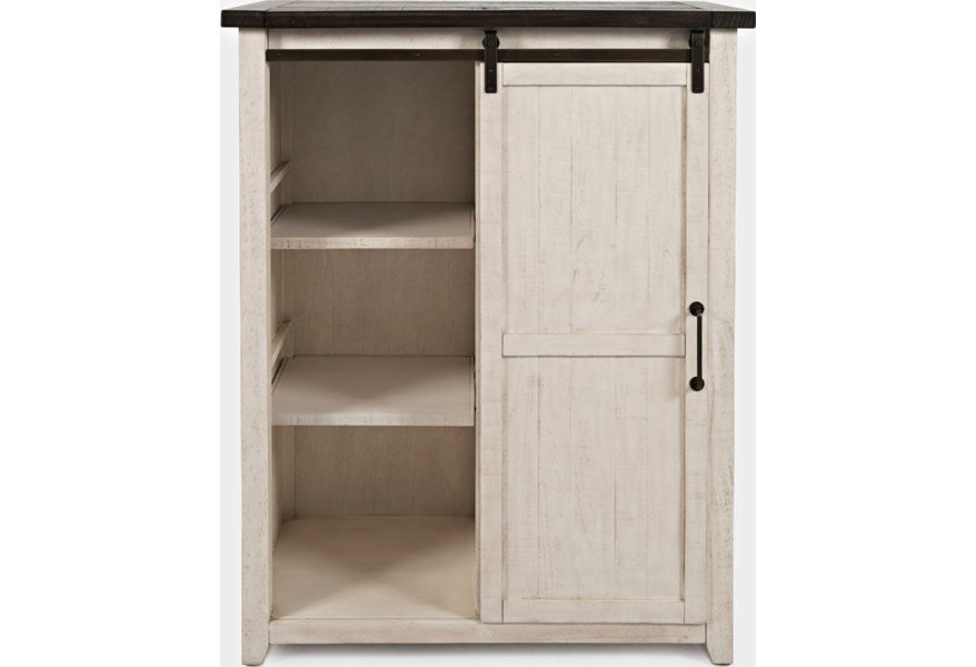 Jofran Madison County Door Chest in Vintage White - Furniture World SW (WA)