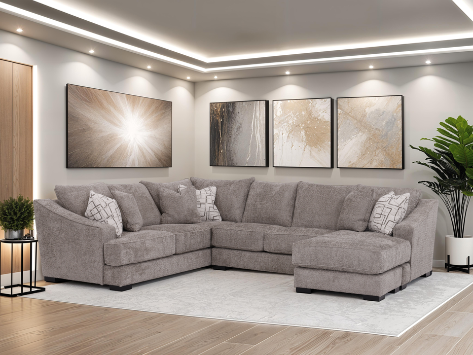 Stanton 176 Sectional - Shown in Vergara Sterling