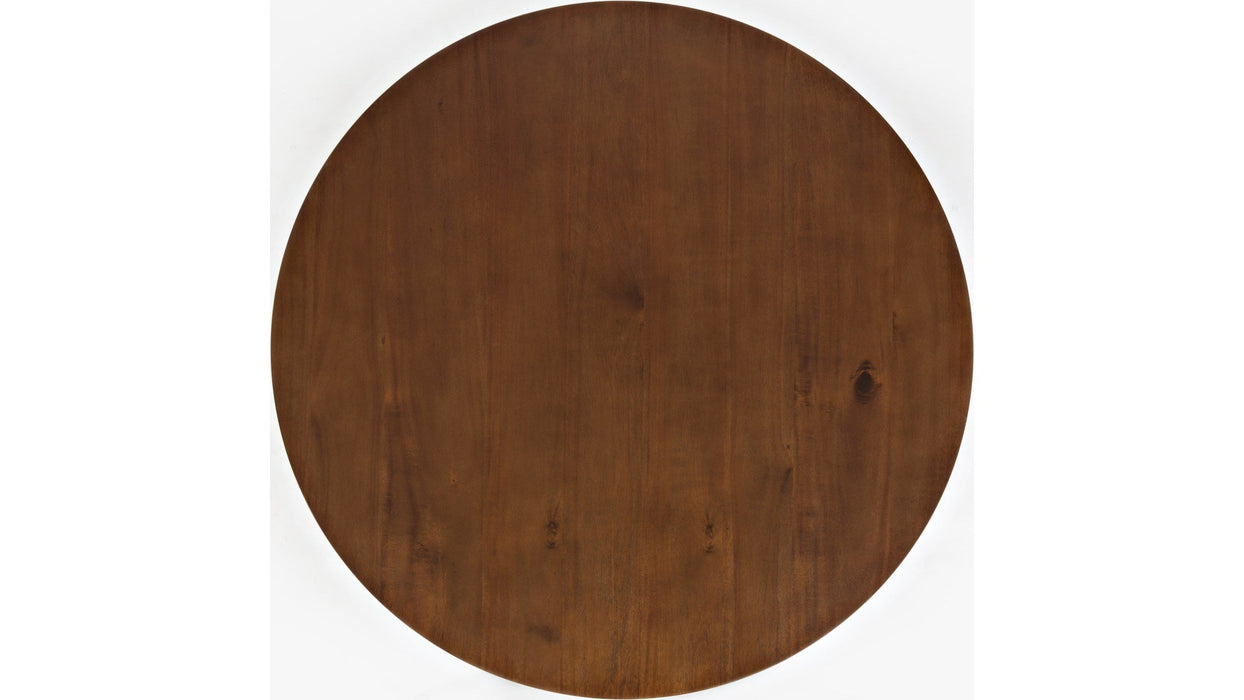 Jofran Copenhagen Round Dining Table in Brown - Furniture World SW (WA)