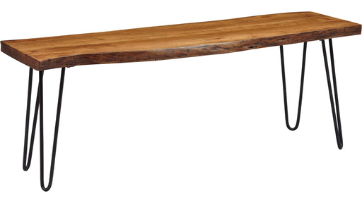 Jofran Nature's Edge 48" Bench in Light Chestnut - Furniture World SW (WA)