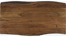 Jofran Nature's Edge 52" Live Edge Counter Height Table in Light Chestnut - Furniture World SW (WA)